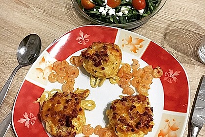 Spaghetti carbonara-Muffins 14
