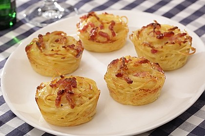 Spaghetti carbonara-Muffins 4
