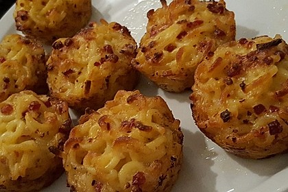 Spaghetti carbonara-Muffins 24