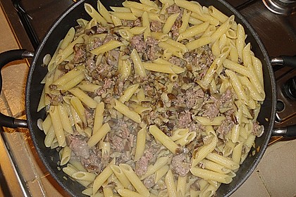 Penne mit Waldpilzen 2
