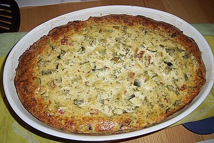 Gem&uuml;se-Quark-Kuchen
