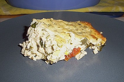 Gem&uuml;se-Quark-Kuchen 1