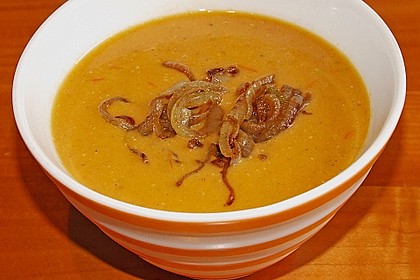 Indische Linsensuppe mit Kreuzkümmel-Zwiebeln 2