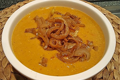 Indische Linsensuppe mit Kreuzkümmel-Zwiebeln 4