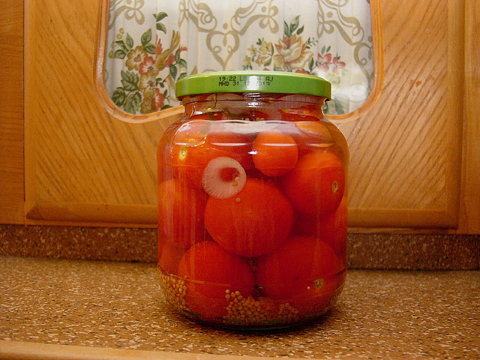 Eingelegte Tomaten