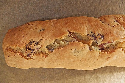 Cantuccini mit Pistazien und Cranberries 1