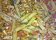 Zucchini-Tomaten-Feta-Nudeln