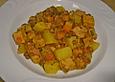Rahm-Linsen, Kartoffeln und Kasseler