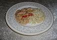 H&auml;hnchengeschnetzeltes mit Paprika-Sahne-Sauce und Buttersp&auml;tzle