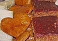 Lebkuchenherzen mit Kirschwasser und Anisglasur