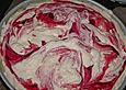 Bauern-K&auml;sekuchen mit Himbeerfruchtaufstrich