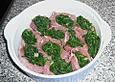 Schweinefilet gef&uuml;llt und gratiniert