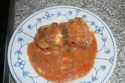 Schweinefilet gef&uuml;llt und gratiniert 2