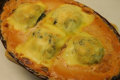 Schweinefilet gef&uuml;llt und gratiniert 7