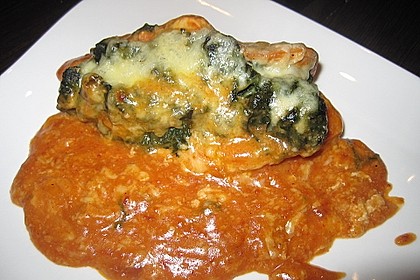Schweinefilet gef&uuml;llt und gratiniert 12