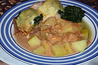 Schweinefilet gef&uuml;llt und gratiniert 14