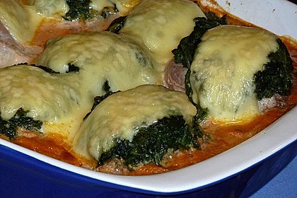 Schweinefilet gef&uuml;llt und gratiniert 15