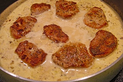 Schweinefilet mit Pfeffersauce