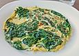 Spinat-Basilikum-Omelette
