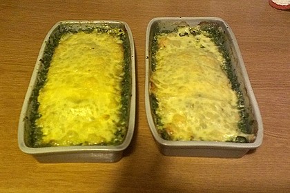 Gratiniertes Spinatschnitzel