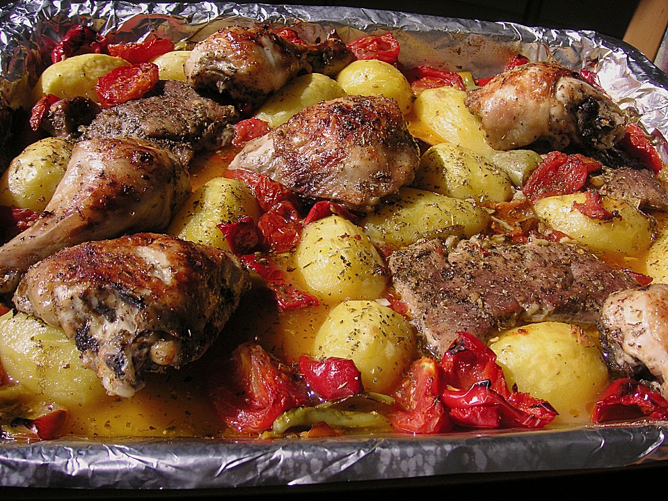 Griechische Fleischpfanne