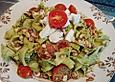 Bandnudeln mit Petersilienpesto