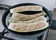 Zucchini mit Hirse-Nussf&uuml;llung und Karotten-Sahnep&uuml;ree