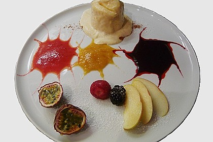 Erdbeerfruchtspiegel mit Ahornsirup 1