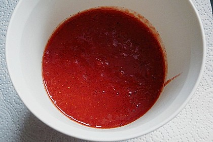 Erdbeerfruchtspiegel mit Ahornsirup 2