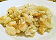 Risotto  mit Fenchel und Garnelen