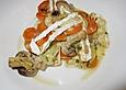 M&ouml;hren-Champignon-Gratin mit Camembert