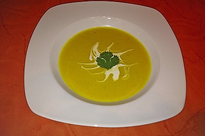 Ingwer-Birnen-Curry Cremesuppe