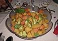 Fruchtiger Avocado-Melonen-Salat