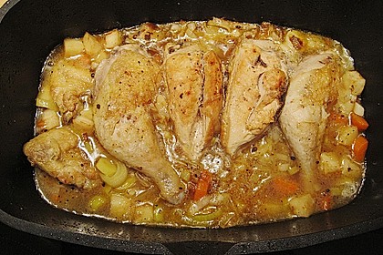 Geschmortes Huhn mit Wurzelgemüse 3