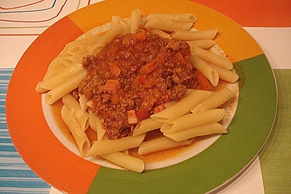 Bolognese mit Paprika 3