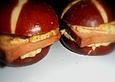 Laugenbr&ouml;tchen-Leberk&auml;se Burger