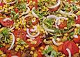Frische Gem&uuml;sepizza, kaliumreduziert