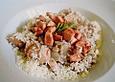 Risotto mit Fleischwurst