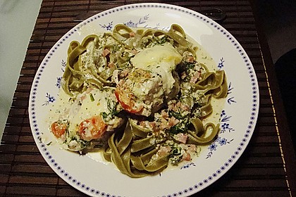 Schweinefilet in Rucola-Kresse Sauce 2