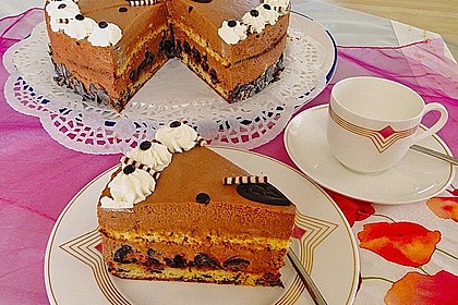 Fruchtige Schoko-Frischk&auml;setorte