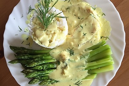 Dill-Curry-Honig-Sauce zu Fisch und Reis 10