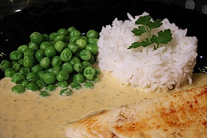 Dill-Curry-Honig-Sauce zu Fisch und Reis 11