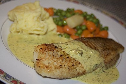 Dill-Curry-Honig-Sauce zu Fisch und Reis 6