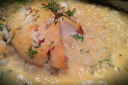 Dill-Curry-Honig-Sauce zu Fisch und Reis 2