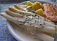 Spargel mit Kr&auml;utersabayon