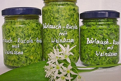 B&auml;rlauch-Rucola Pesto