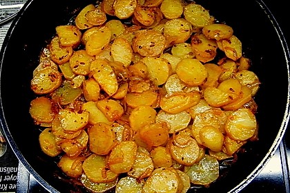 Bratkartoffeln aus rohen Kartoffeln