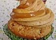 Triple Peanut Toffee Crisp Cupcakes