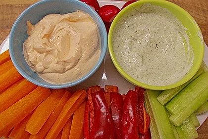 Gr&uuml;ner Chilidip mit Koriander