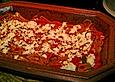 Nudelauflauf mit Gem&uuml;se und Schafsk&auml;se